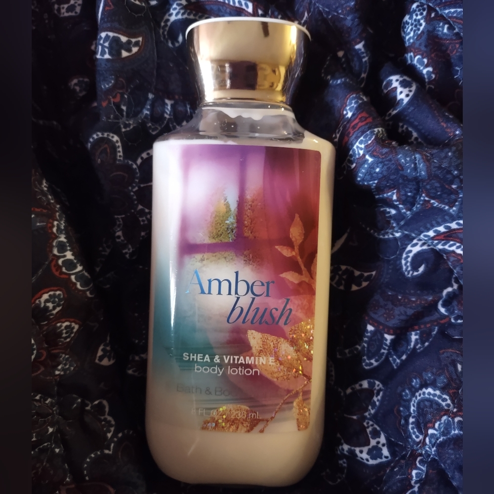 Retired scent Amber blush bath and body works lotion